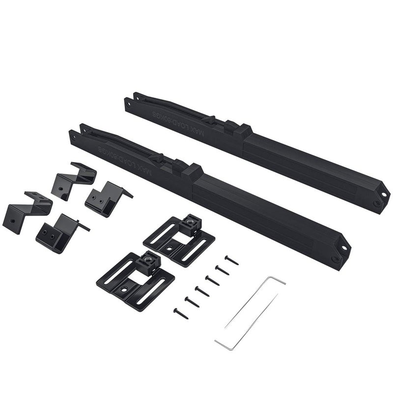 SMARTSTANDARD Barn Door Soft Close Kit, Matching 88-132 Pounds Single Door, Equipped with Spring Buffer Damper, Upgrade Hole-Free Version, 2PCS - Image 1